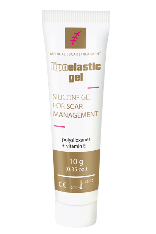 LIPOELASTIC gel - Silikon Narbengel für Keloid- und hypertrophe Narben - Lipoelastic.at
