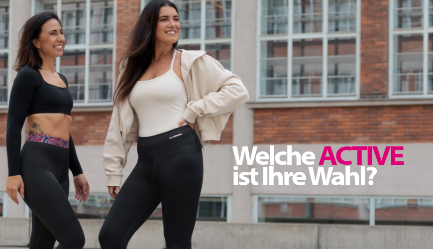 ACTIVE leggings und ACTIVE leggings 2.0: Welche Variante passt zu Ihnen?