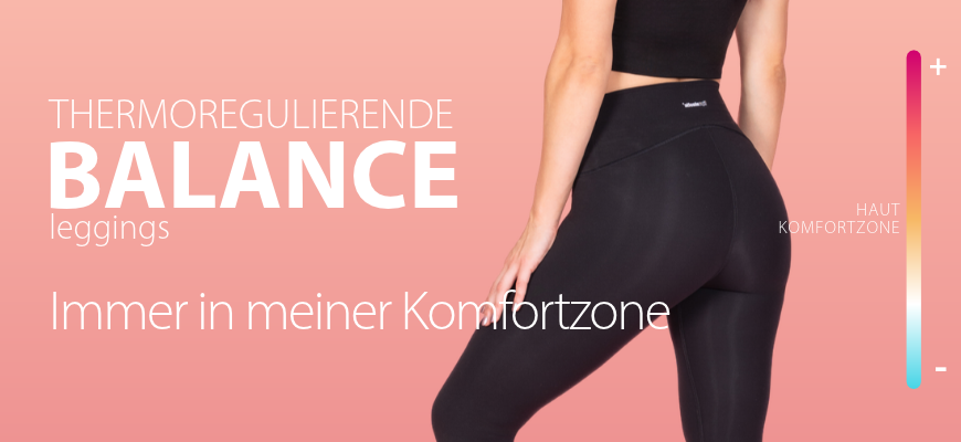 Thermoregulierende BALANCE leggings für Temperaturkomfort im Alltag