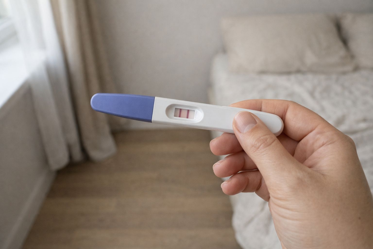 Positiver Schwangerschaftstest